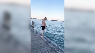 Jumping into Lake Ontario - 10 image