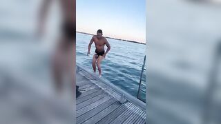 Jumping into Lake Ontario - 3 image