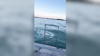 Jumping into Lake Ontario - 4 image