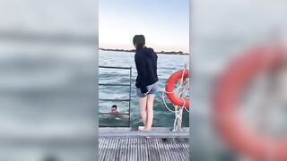 Jumping into Lake Ontario - 6 image