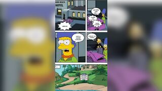 Let's Read The Simpsons Marge Cheats on Homer in Public - Parody Porn Comic - 3 image