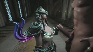 The goddess from Skyrim decided to please an ordinary village boy with a huge dick | Honey Select 2 - 1 image