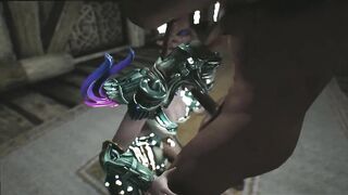 The goddess from Skyrim decided to please an ordinary village boy with a huge dick | Honey Select 2 - 9 image