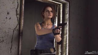 Persistant Evil: Control / Futa Excella tests her huge cock on Jill Valentine / Resident Evil - 2 image