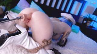 Esdeath was caught by horny guy and fucked in her wet slutty holes - CUT version - 6 image