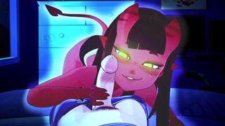 Horny Witch fucks a Teen Guy - Cartoon Sexy Animated Porn - 1 image