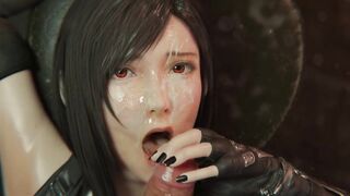 Final Fantasy Tifa Lockhart Experience The Ultimate In Oral Pleasure - BulgingSenpai - 3 image