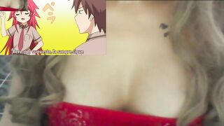 Narrando y reaccionando a Hentai - Sexy Vampira se la cojen entre 3 itadaki! seieki Parte 1 - 2 image