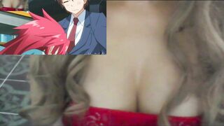 Narrando y reaccionando a Hentai - Sexy Vampira se la cojen entre 3 itadaki! seieki Parte 1 - 6 image