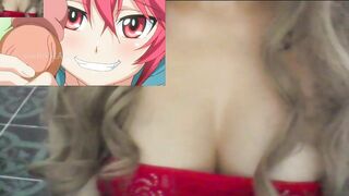 Narrando y reaccionando a Hentai - Sexy Vampira se la cojen entre 3 itadaki! seieki Parte 1 - 8 image