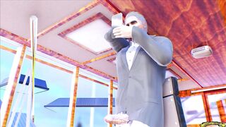 Beautiful Brunette French Maid (Office Sex 3D Porn Animation) 4K - 2 image