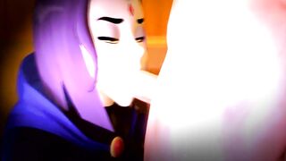 Raven x Starfire teen titans hmv/pmv. - 9 image