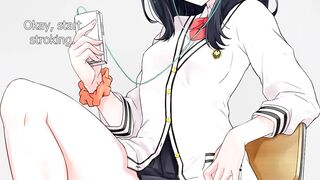 Rikka's thicc thighs - Hentai JOI - 4 image