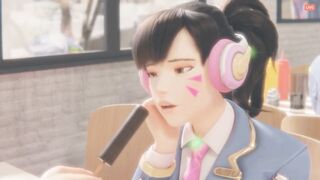 ONLY DVA OVERWATCH PORN ANIMATIONS w/sound - 5 image