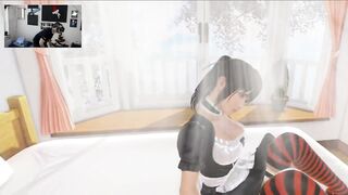 I Play Sexual VR Game - VR Kanojo 4K - 3 image