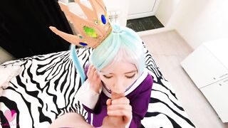 Tiny Shiro lost the game to her step-brother Sora and gave herself to him, fulfilling his every whim - 3 image