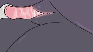 Halloween Threesome (Furry Hentai Animation) - 8 image