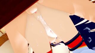 Genshin Impact: HOT SEX WITH CUTE WAIFU AMBER (3D Hentai) - 9 image