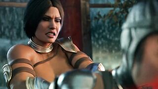 Amazing Treesome Futanari Rough Anal Sex - 2 image