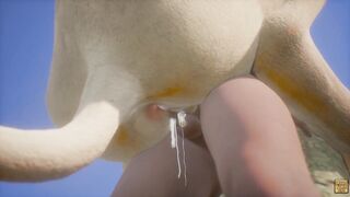 Kira the Lion Furry Girl enjoying his meal - 10 image