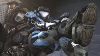No Staring! (Halo: Reach Kat Anal SFM Animation)