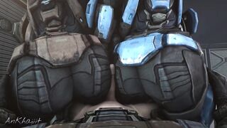 No Staring! (Halo: Reach Kat Anal SFM Animation) - 5 image