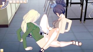 Hentai hra na anime porno Naruto | Lesbians Anko and Tsunade [Gameplay] - 3 image