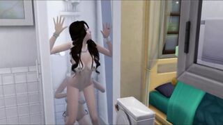 Strapon. Sex toy for hot lesbian girls in the student dorm | Game - 8 image