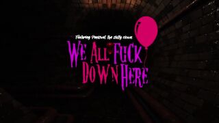 Horny Demon Clown wants to suck the vital essence of this giant cock in this horror cosplay parody - 3 image