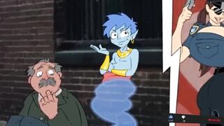 Policewoman has sex with a street tramp - 6 image