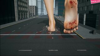 Titaness from Middle Ages [Giantess City Animation] - 1 image