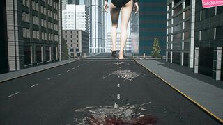 Titaness from Middle Ages [Giantess City Animation] - 5 image