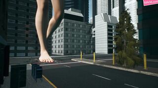 Titaness from Middle Ages [Giantess City Animation] - 6 image