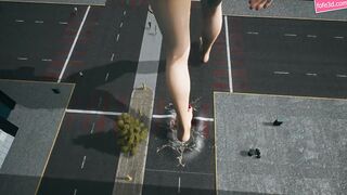 Titaness from Middle Ages [Giantess City Animation]