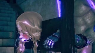 pretty knight fucked by the ork. - 7 image