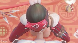 Kiriko The Ninja Healer Blowjob - 2 image