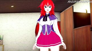 HIGHSCHOOL DXD RIAS GREMORY ANIME HENTAI 3D COMPILATION - 6 image