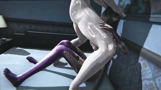 Dark Elf Straddled a Big Dick and Didn't Want To Let Go | Honey Select 2 | Gameplay - 6 image