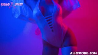 Evangelion: Rei Stretches Her Tight Pussy And Takes A Big Dick AliceBong - 2 image