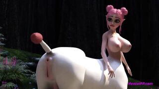 Futanari Centaurs Redhead Babes [ Hentai 3D ] - 10 image