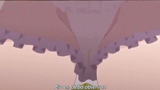 Busty hentai blonde fucks with her boyfriend - 5 image