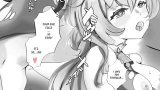 [Voiced Doujin] Ganyu's Sweet Dream [Animated Doujin] [Genshin Impact] [378356] - 7 image