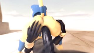 Ankha Rides Huge Cock Until her Ass is Filled with Cum - 10 image