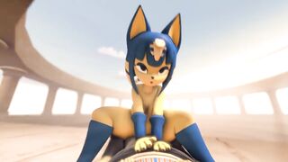 Ankha Rides Huge Cock Until her Ass is Filled with Cum - 3 image