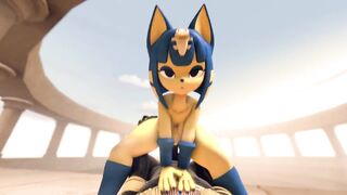 Ankha Rides Huge Cock Until her Ass is Filled with Cum - 4 image