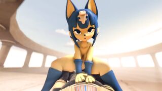 Ankha Rides Huge Cock Until her Ass is Filled with Cum - 5 image