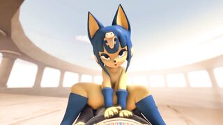 Ankha Rides Huge Cock Until her Ass is Filled with Cum - 6 image