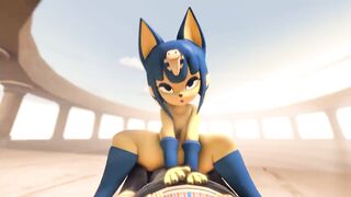 Ankha Rides Huge Cock Until her Ass is Filled with Cum - 7 image