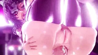FUTANARI sex with NALGONA sexy mega giant ass - 4 image
