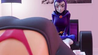 teen titans starfire and raven p1 - 5 image